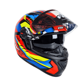 Capacete FW3 GTX Classsic Laranja e Vermelho - Minha loja